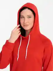 Алый женский костюм двойка утепленный на флисе