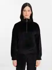 Черный спортивный женский костюм велюровый,палаццо брюки и кофта свободного кроя