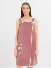 Карамельный банный халат, женский, для сауны, бассейна, спортзала, пляжа, полотенце-килт из микрофибры