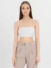 Белый топ женский