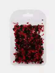 Алый блестки для дизайна ногтей, пайетки для маникюра и педикюра
