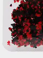 Алый блестки для дизайна ногтей, пайетки для маникюра и педикюра