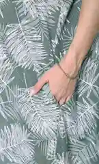 Оливковый туника женская, из хлопка, большие размеры