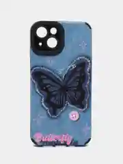Голубой чехол для iPhone (Айфон) 11, 12, 13, Pro, Pro Max, 14, 15, Pro, Pro Max