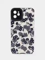 Синий меланж чехол для iPhone (Айфон) 11, 12, 13, Pro, Pro Max, 14, 15, Pro, Pro Max