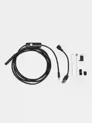 Гибкий эндоскоп с подсветкой 7mm microUSB, камера для диагностики