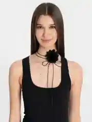 Цветок чокер на шею