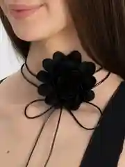 Цветок чокер на шею