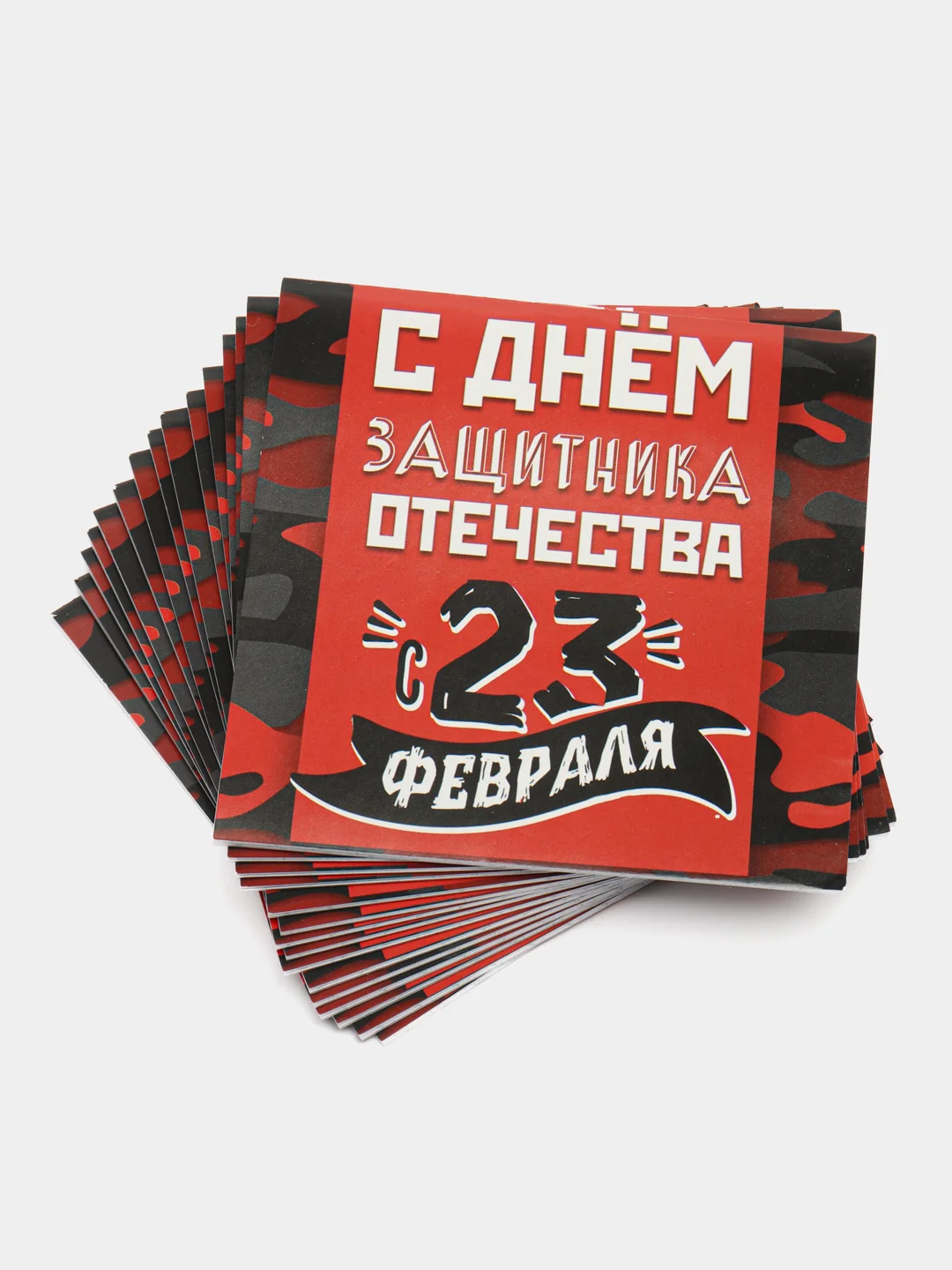Красный блокнот, 10*10, 16 листов. Наборы по 1,5,10,15,25 штук