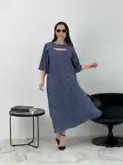 Морской платье женское, большие размеры