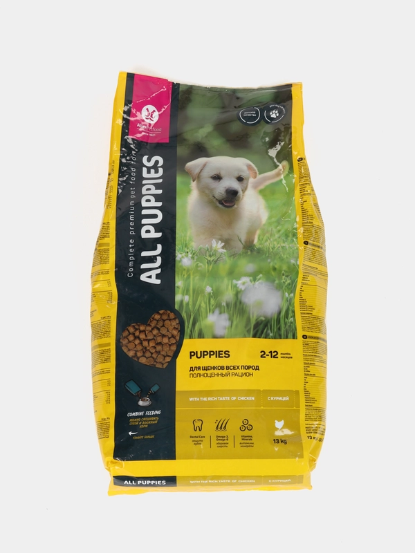 Корм сухой для щенков All Puppies (Олл Паппи) 13кг