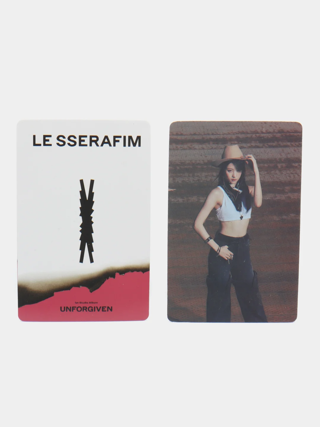 Фуксия карточки LE SSERAFIM, набор из 55 штук