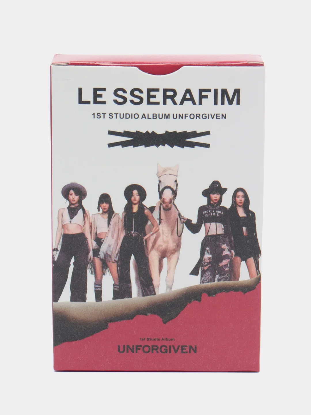 Фуксия карточки LE SSERAFIM, набор из 55 штук