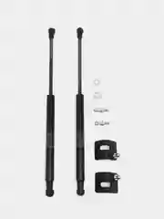 Черный газовые упоры капота Rival для JAC J7 (Джак Ж7) 2020-н.в., 2 шт., A.ST.9201.1
