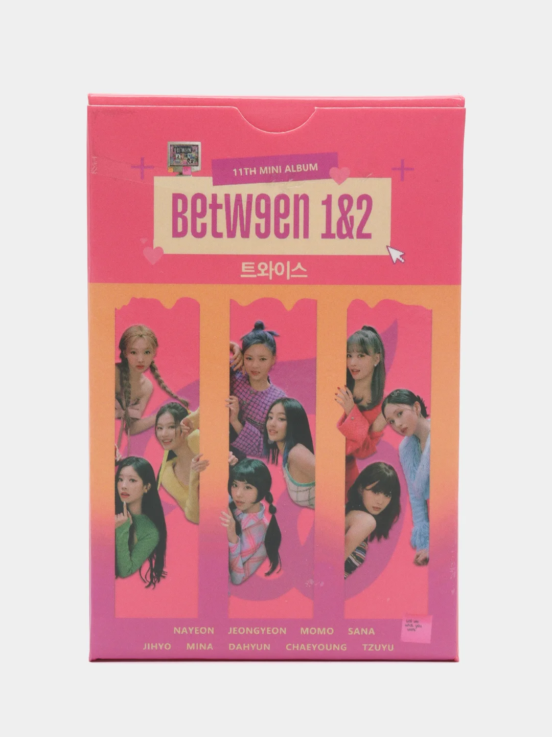 Розовый карточки TWICE, набор из 55 карт