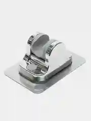 Хром держатель для душевой лейки на двухстороннем скотче
