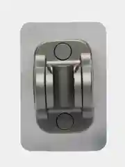 Серый держатель для душевой лейки на двухстороннем скотче
