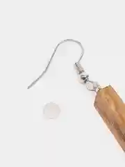 Серьги Сканди Деревянные