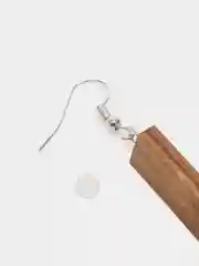 Серьги Этно деревянные