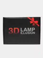 Ночник 3D с часами для влюбленных