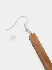 Серьги Вектор деревянные