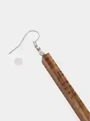 Серьги Перси деревянные