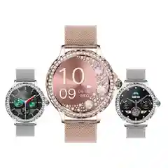 Серебряный смарт часы женские Smart Watch NX19