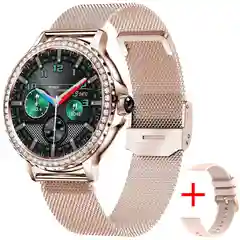 Серебряный смарт часы женские Smart Watch NX19