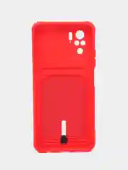 Коралловый силиконовый чехол для Xiaomi Redmi Note 10 4G/Note 10s (Сяоми Редми Нот 10 4G/Нот 10s)