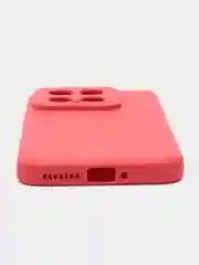 Коралловый чехол для Xiaomi 14 ( Сяоми 14 ) силиконовый , прозрачный