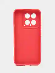 Коралловый чехол для Xiaomi 14 ( Сяоми 14 ) силиконовый , прозрачный