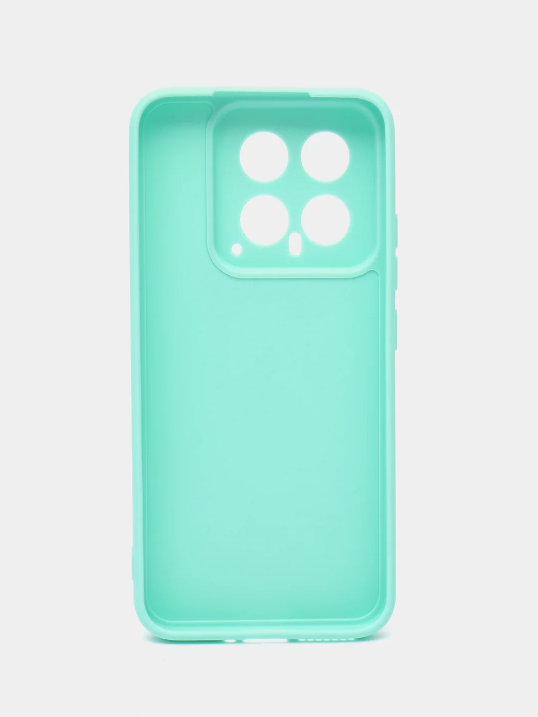 Мятный чехол для Xiaomi 14 ( Сяоми 14 ) силиконовый , прозрачный
