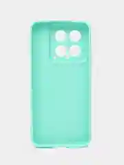 Мятный чехол для Xiaomi 14 ( Сяоми 14 ) силиконовый , прозрачный