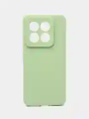 Зеленый чехол для Xiaomi 14 Pro ( сяоми 14 про ) силиконовый , с защитой камеры