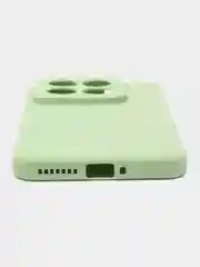 Зеленый чехол для Xiaomi 14 Pro ( сяоми 14 про ) силиконовый , с защитой камеры