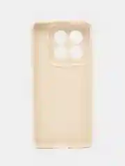 Молочный чехол для Xiaomi 14 Pro ( сяоми 14 про ) силиконовый , с защитой камеры
