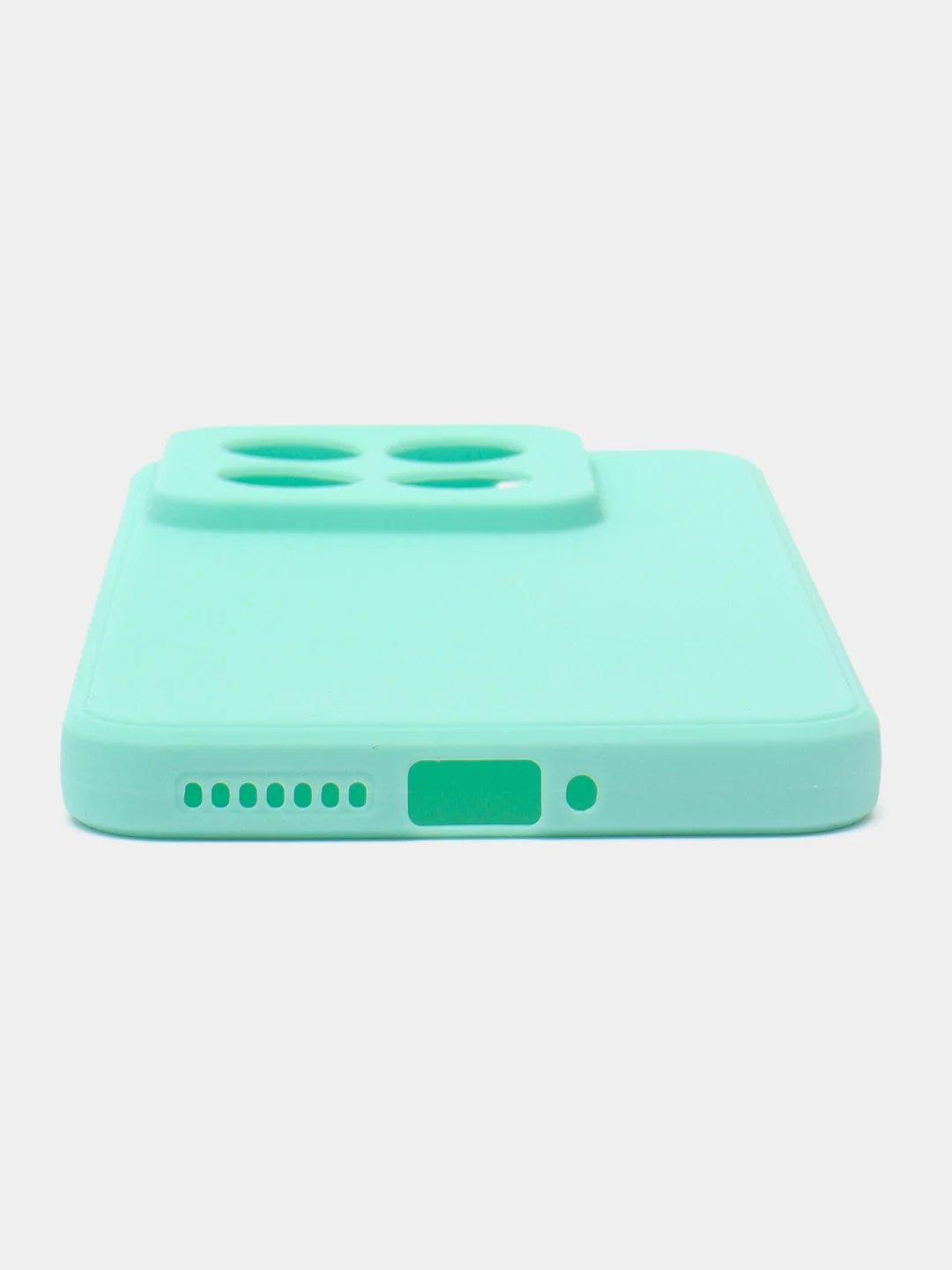 Мятный чехол для Xiaomi 14 Pro ( сяоми 14 про ) силиконовый , с защитой камеры