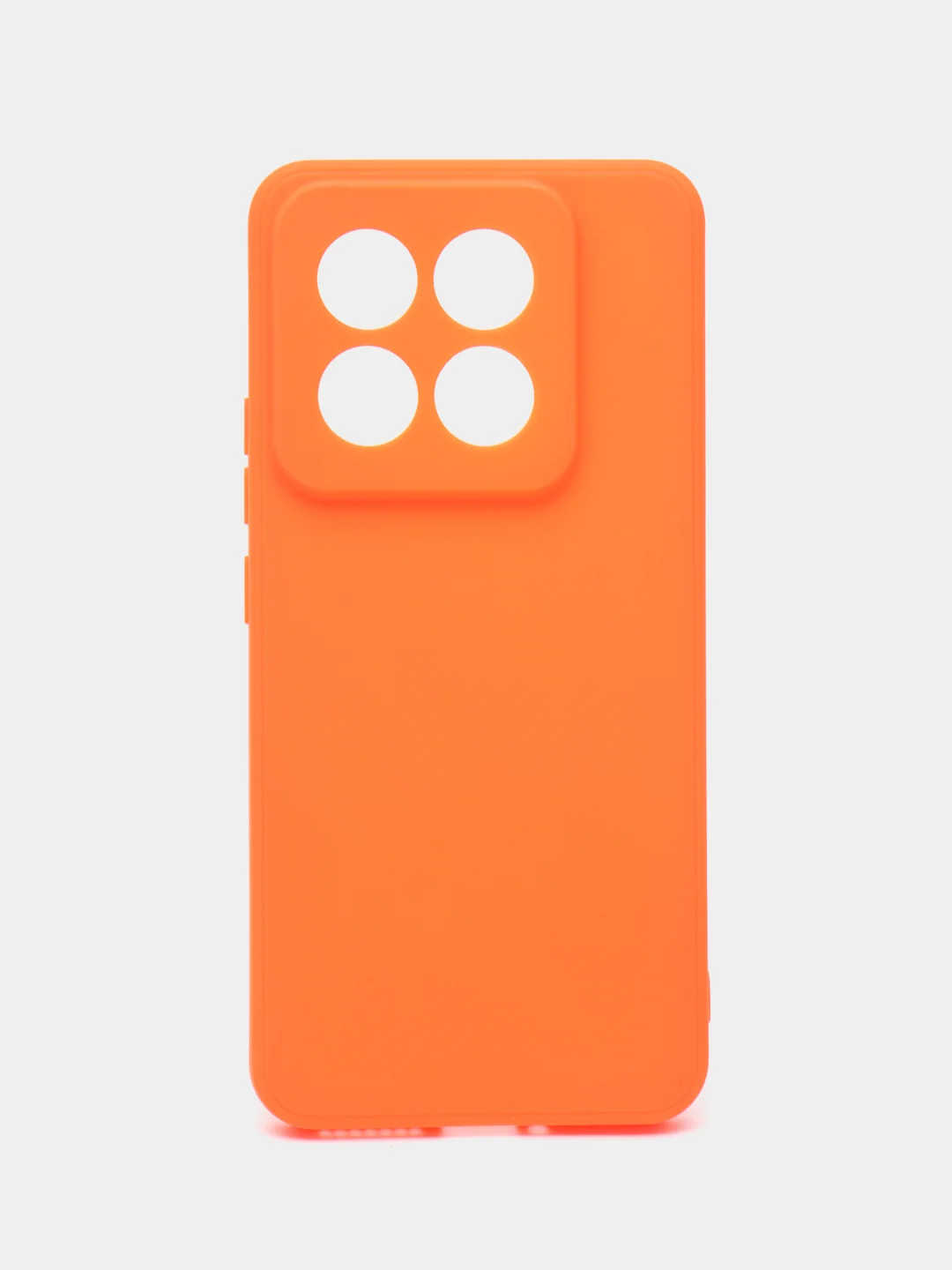 Оранжевый чехол для Xiaomi 14 Pro ( сяоми 14 про ) силиконовый , с защитой камеры