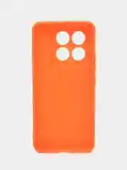 Оранжевый чехол для Xiaomi 14 Pro ( сяоми 14 про ) силиконовый , с защитой камеры