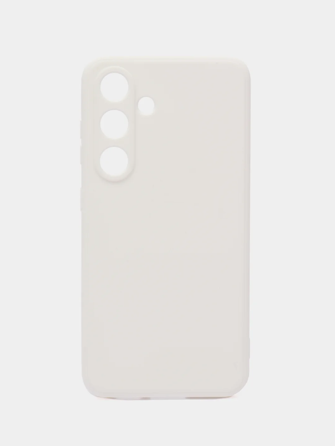 Белый чехол для Samsung Galaxy S24 5G ( Самсунг С24 ) силиконовый
