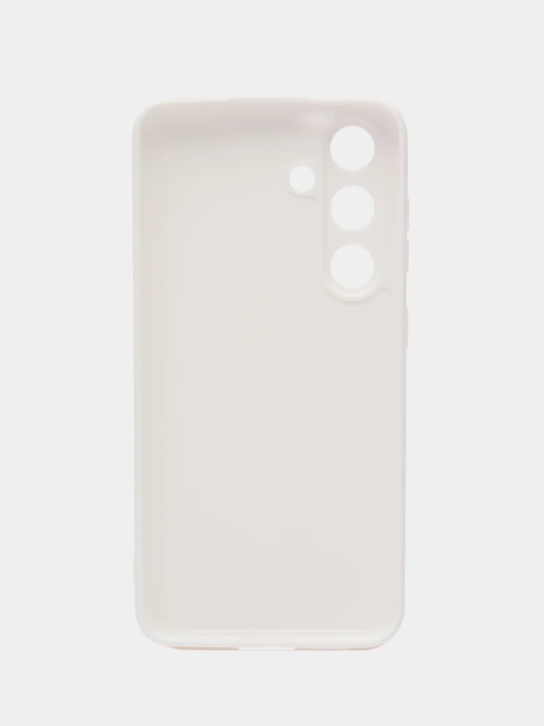 Белый чехол для Samsung Galaxy S24 5G ( Самсунг С24 ) силиконовый