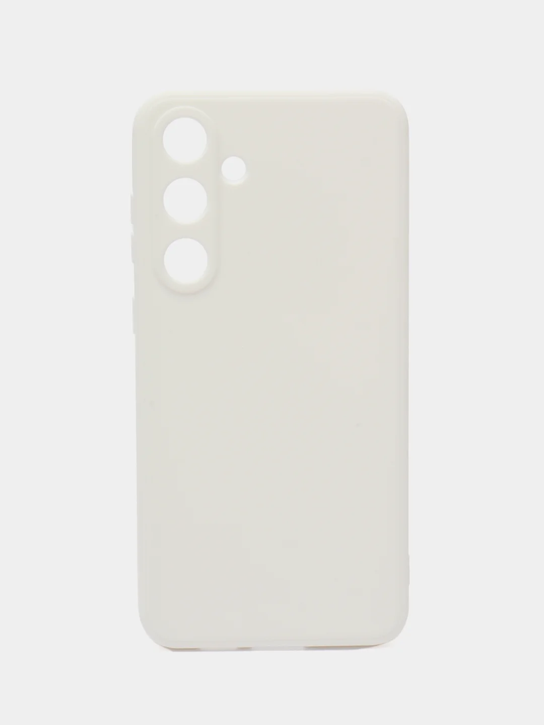 Белый чехол для Samsung Galaxy S24 Plus 5G ( Самсунг С24 Плюс )силиконовый ,