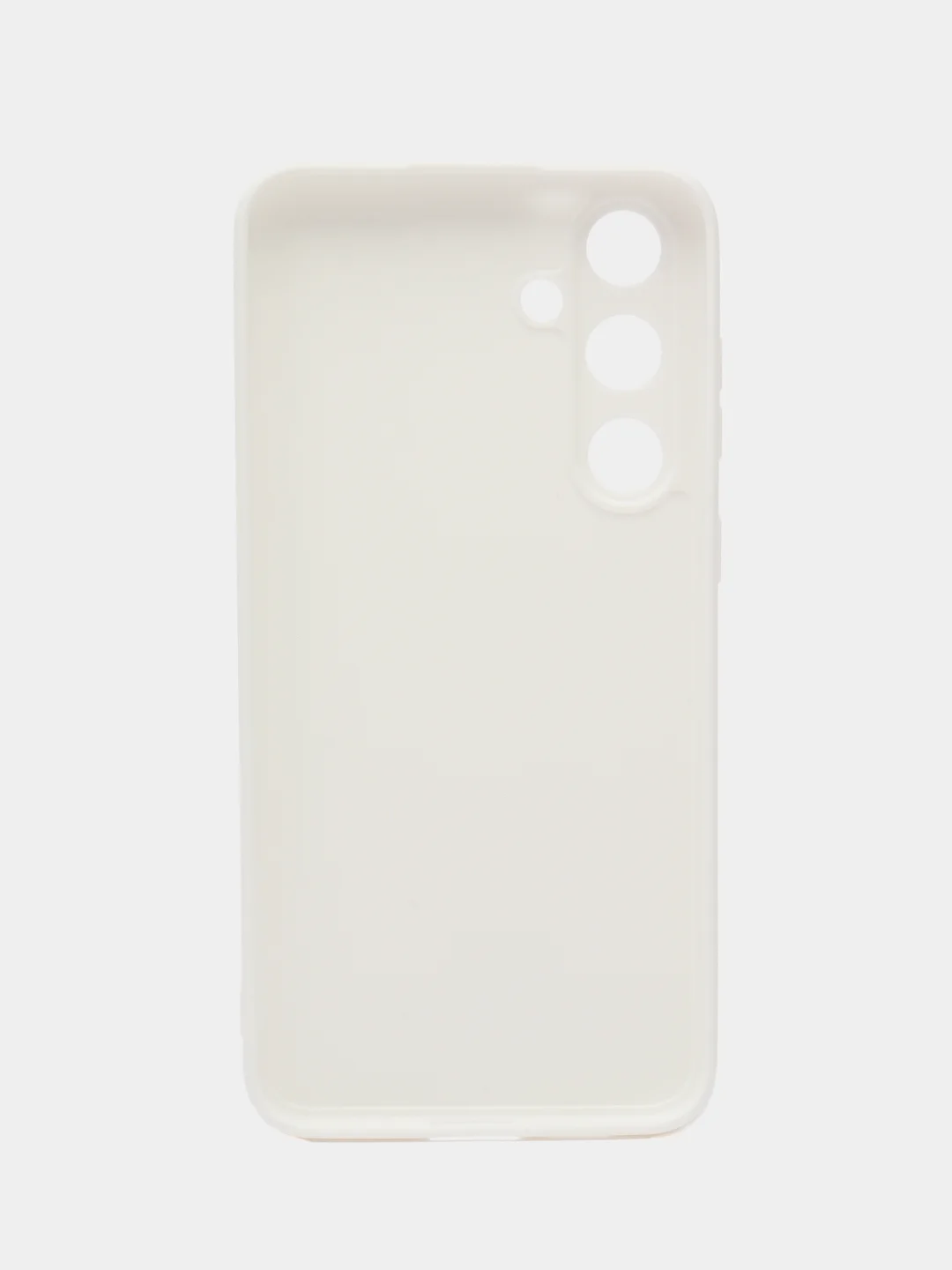 Белый чехол для Samsung Galaxy S24 Plus 5G ( Самсунг С24 Плюс )силиконовый ,