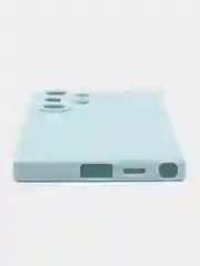 Светло-синий чехол для Samsung Galaxy S24 Ultra ( Самсунг С24 Ультра) Прозрачный,  силиконовый