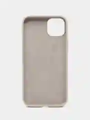 Серебряный чехол Silicone Case для iPhone 14, 14 Pro, 14 Plus, 14 Pro Max, с закрытым низом