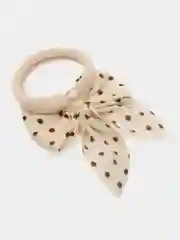 Кремовый бантики, Резинки для волос, детские, 2 шт