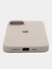 Аметистовый чехол Silicone Case для iPhone 14, 14 Pro, 14 Plus, 14 Pro Max, с закрытым низом