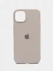 Аметистовый чехол Silicone Case для iPhone 14, 14 Pro, 14 Plus, 14 Pro Max, с закрытым низом