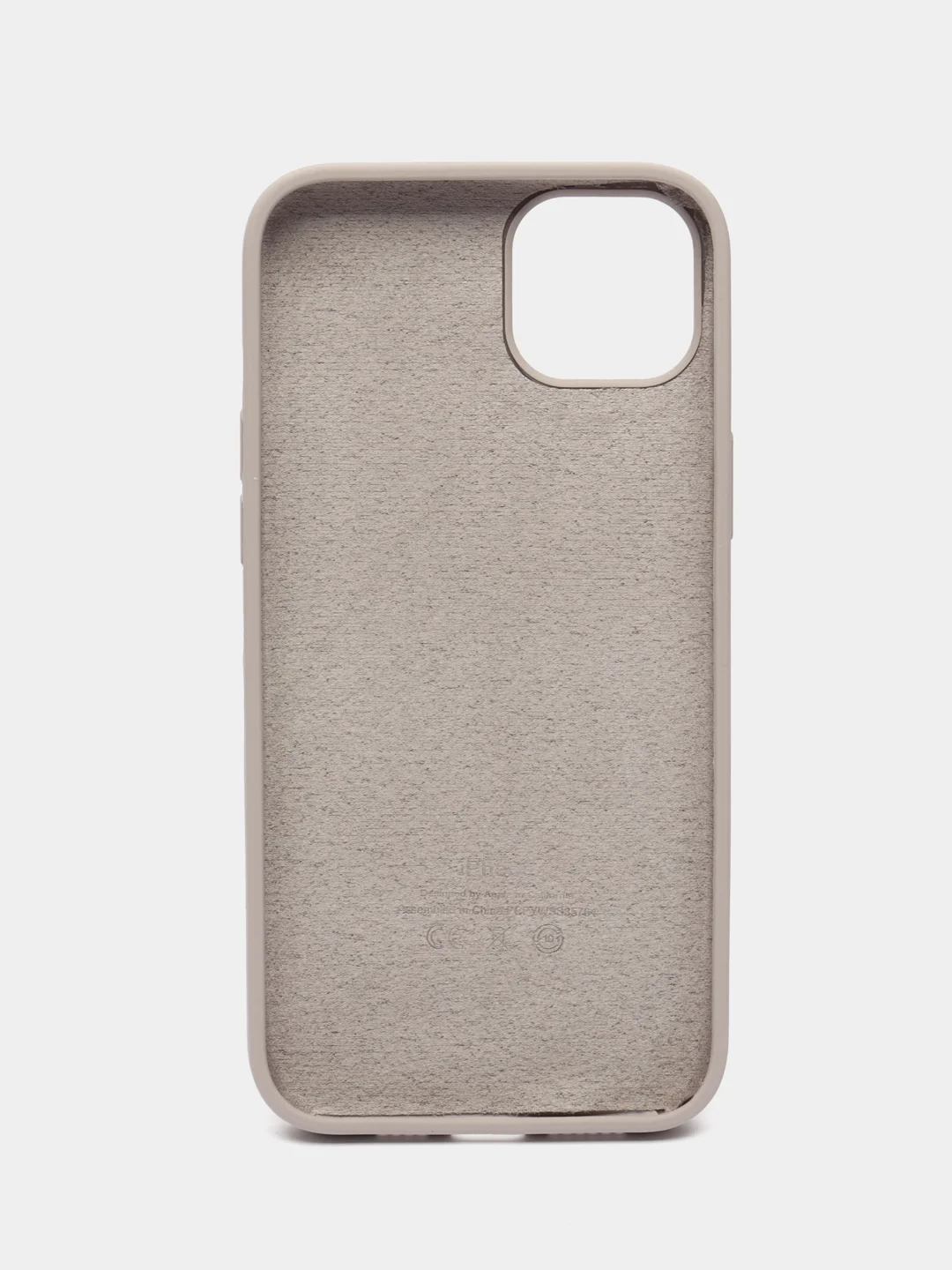 Аметистовый чехол Silicone Case для iPhone 14, 14 Pro, 14 Plus, 14 Pro Max, с закрытым низом
