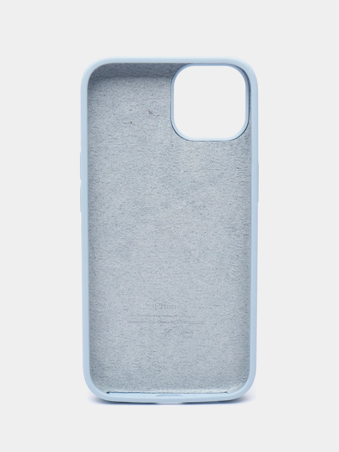 Светло-бежевый чехол Silicone Case для iPhone 14, 14 Pro, 14 Plus, 14 Pro Max, с закрытым низом